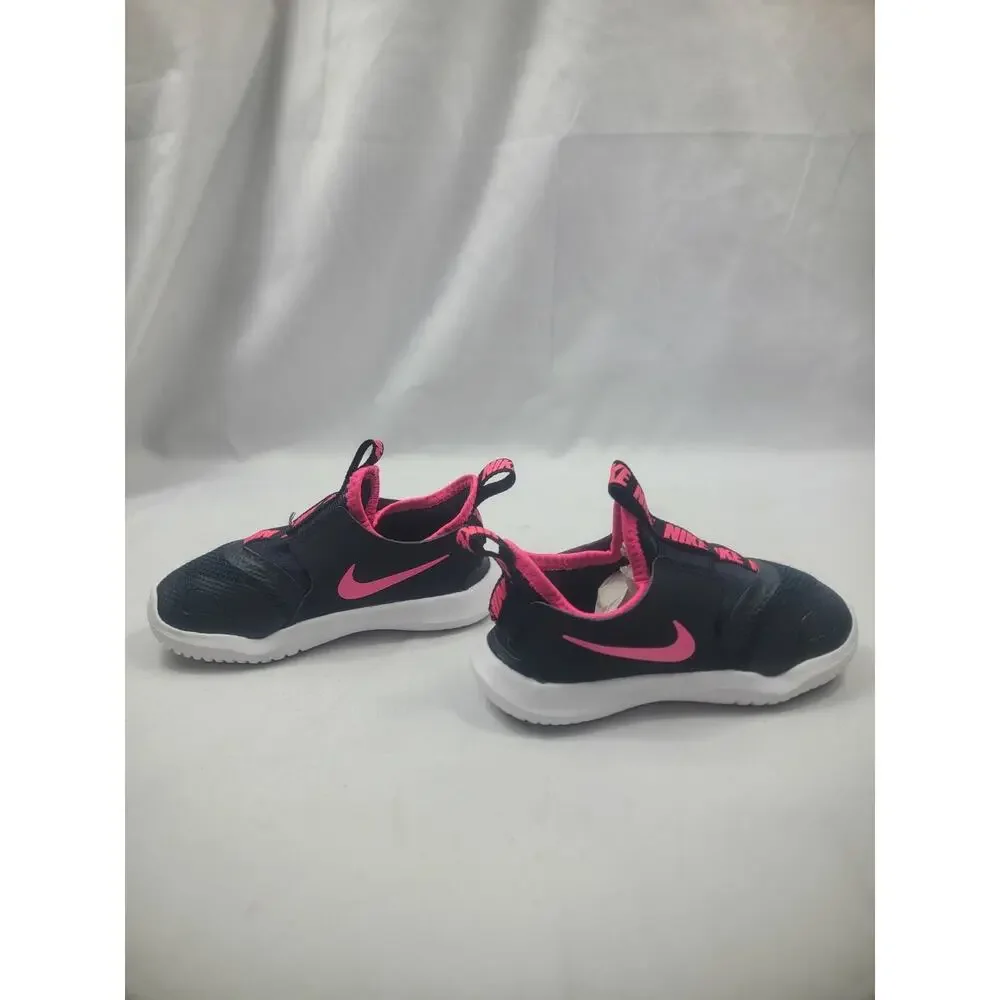 Nike Flex Toddler Shoes AT4665-006 Black & Pink Size 8C